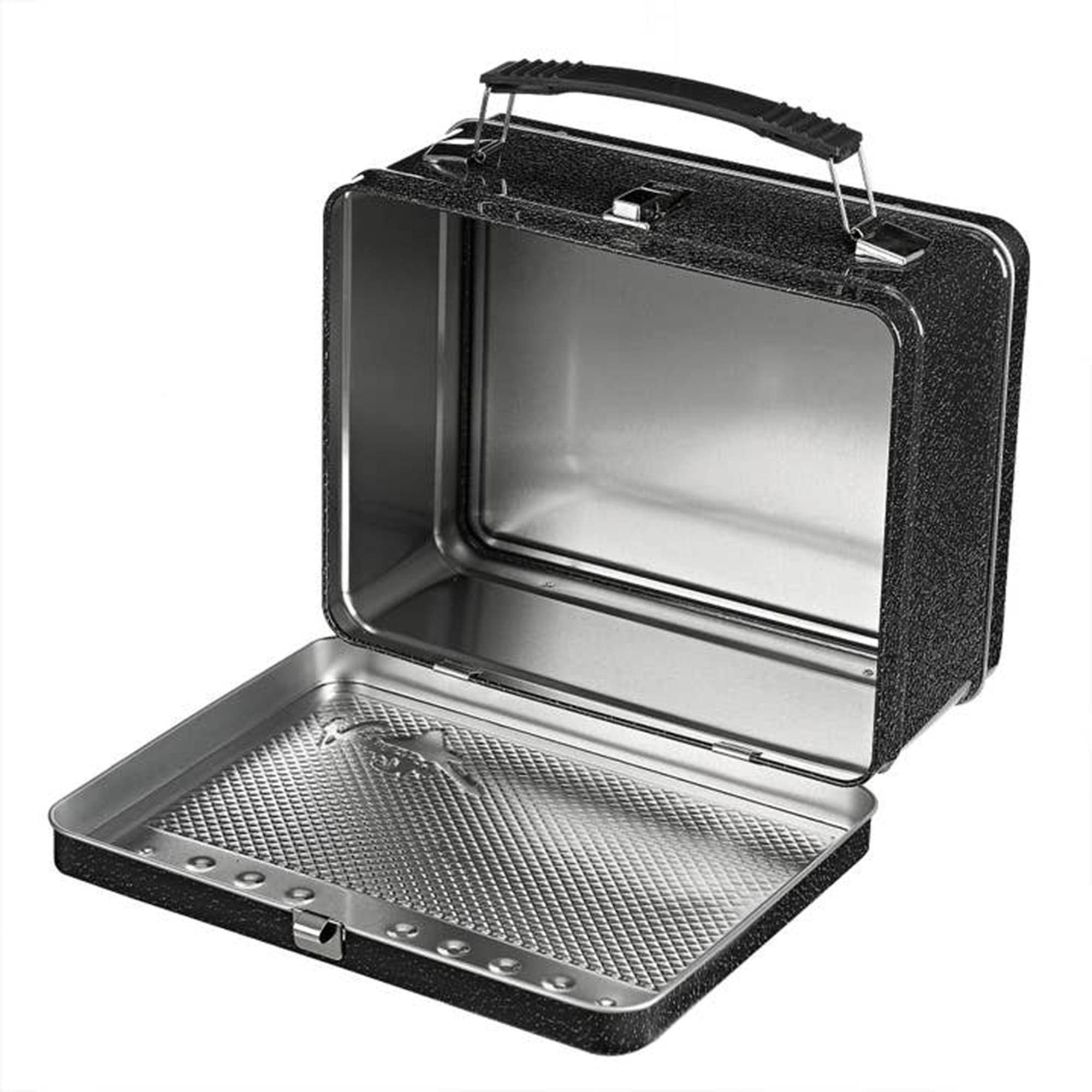 Alt View 10. NMR Distribution - Amp'd Up Guitar Amp-Style Retro Lunchbox | 8.5 x 6.5 Inches - Black.