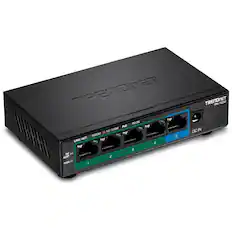 TRENDNET TP6-TGS2
PD ON
LINK/ACT: 1 2 3 4 5
10/100M 1000M
PWR
ALERT
DC IN