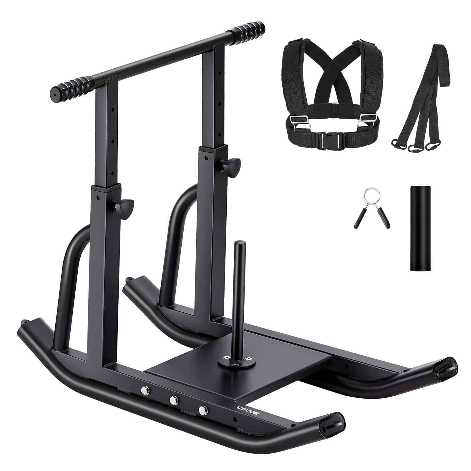 VEVOR - Weight Sled, Steel Power Sled, Fitness Training Sleds for Athletic Exercise Speed Improvement, Workout Equipment - Black