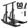 Front. VEVOR - Weight Sled, Steel Power Sled, Fitness Training Sleds for Athletic Exercise Speed Improvement, Workout Equipment - Black.