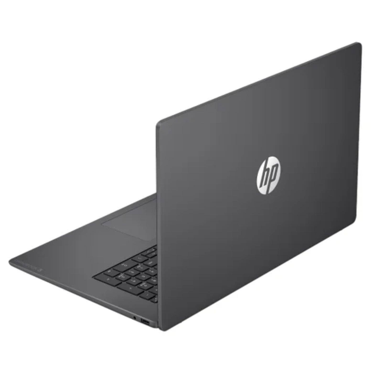 Alt View 3. HP - OmniBook 3 17-df0153cl 17.3" FHD Touch Intel Ultra 5 322 2.5 GHz 16GB 512GB SSD Intel Graphics Windows 11 Home Laptop - Dark Gray.