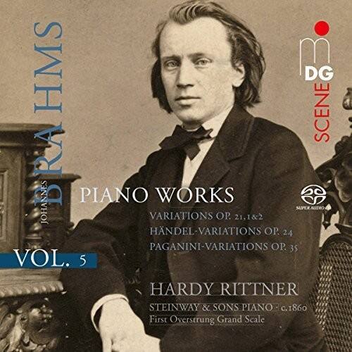 Hardy Rittner - Brahms: Piano Works 5   - COMPACT DISCS [CD]