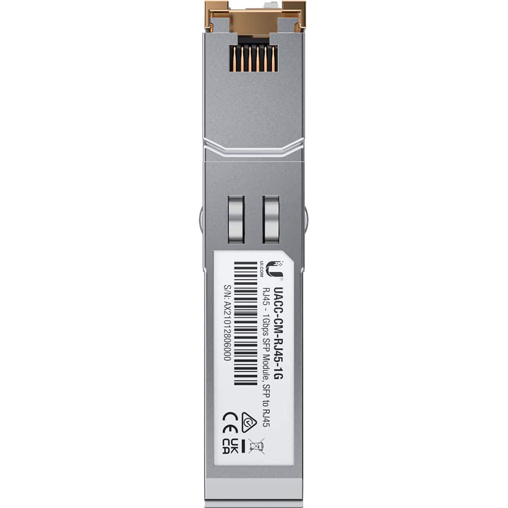 Ubiquiti 1G SFP to 1GbE RJ45 Module UACC CM RJ45 1G Silver - Best Buy