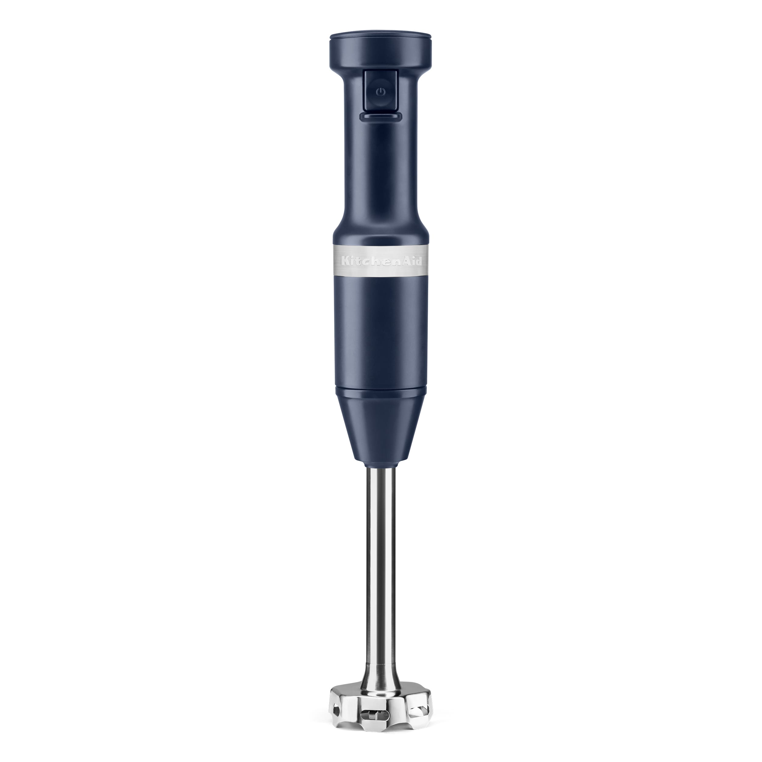 Front Zoom. KitchenAid - Variable Speed Corded Hand Blender - KHBV53 - Ink Blue.