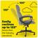 Alt View 16. Serta - Hannah Executive Office Chair with Headrest Pillow - Soft Plush - Gray.