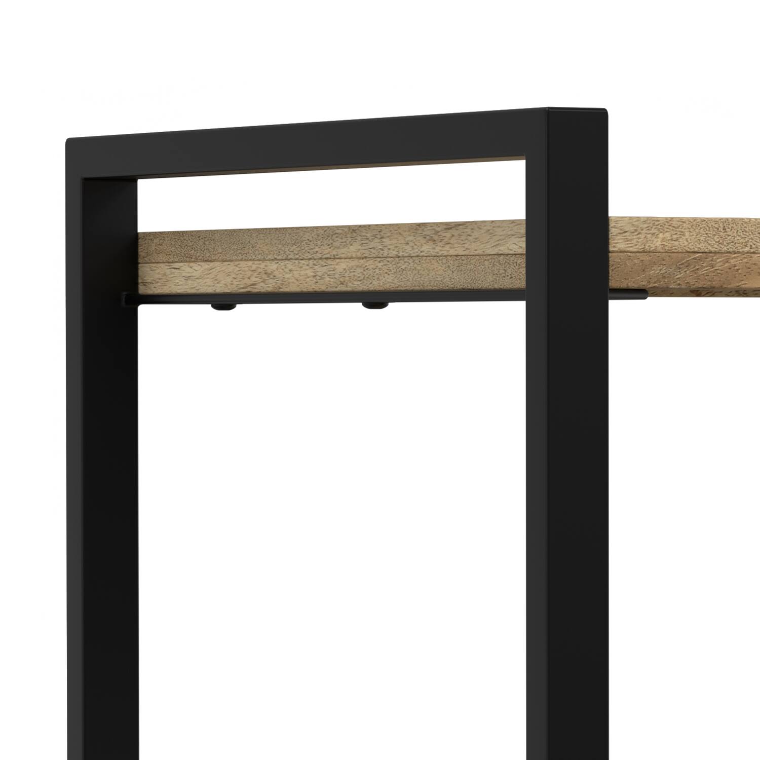 Alt View 7. Simpli Home - Riverside SOLID MANGO WOOD 22 inch Wide Modern Industrial TV Media Stand in Natural - Natural.