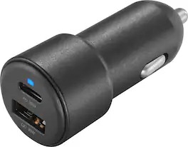 Insignia™ - 53W Car Charger for Smartphones, Tablets and More - Black