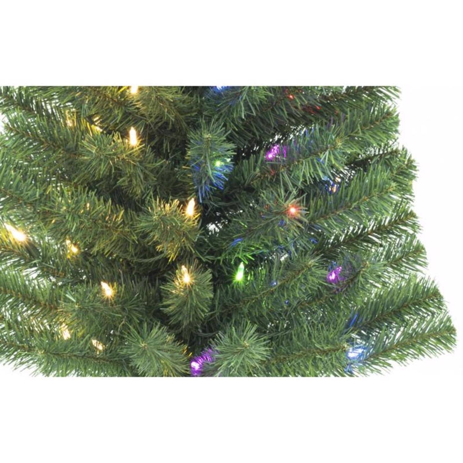 Left. Celebrations - Celebrations 4 ft. Full LED 70 lights Color Changing Christmas Tree - Green.