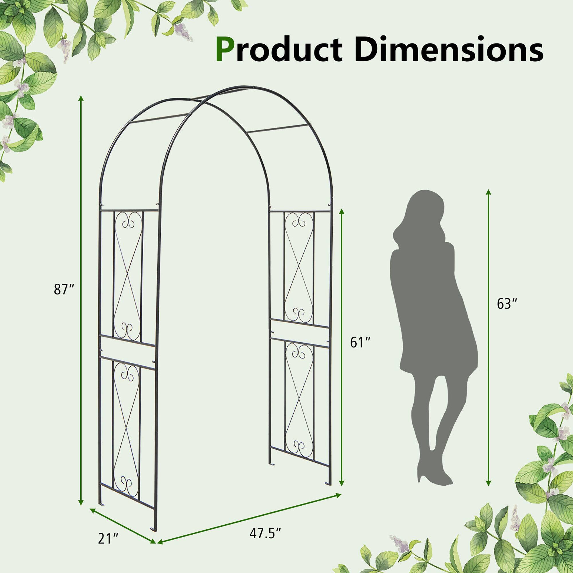 Product Dimensions: 87" x 63" x 61" x 21" x 47.5"
