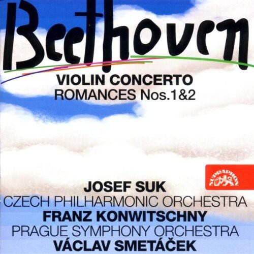 Beethoven  
VIOLIN CONCERTO  
ROMANCES Nos. 1 & 2  

JOSEF SUK  
CZECH PHILHARMONIC ORCHESTRA  

FRANZ KONWITSCHNY  
PRAGUE SYMPHONY ORCHESTRA  

VÁCLAV SMETÁČEK