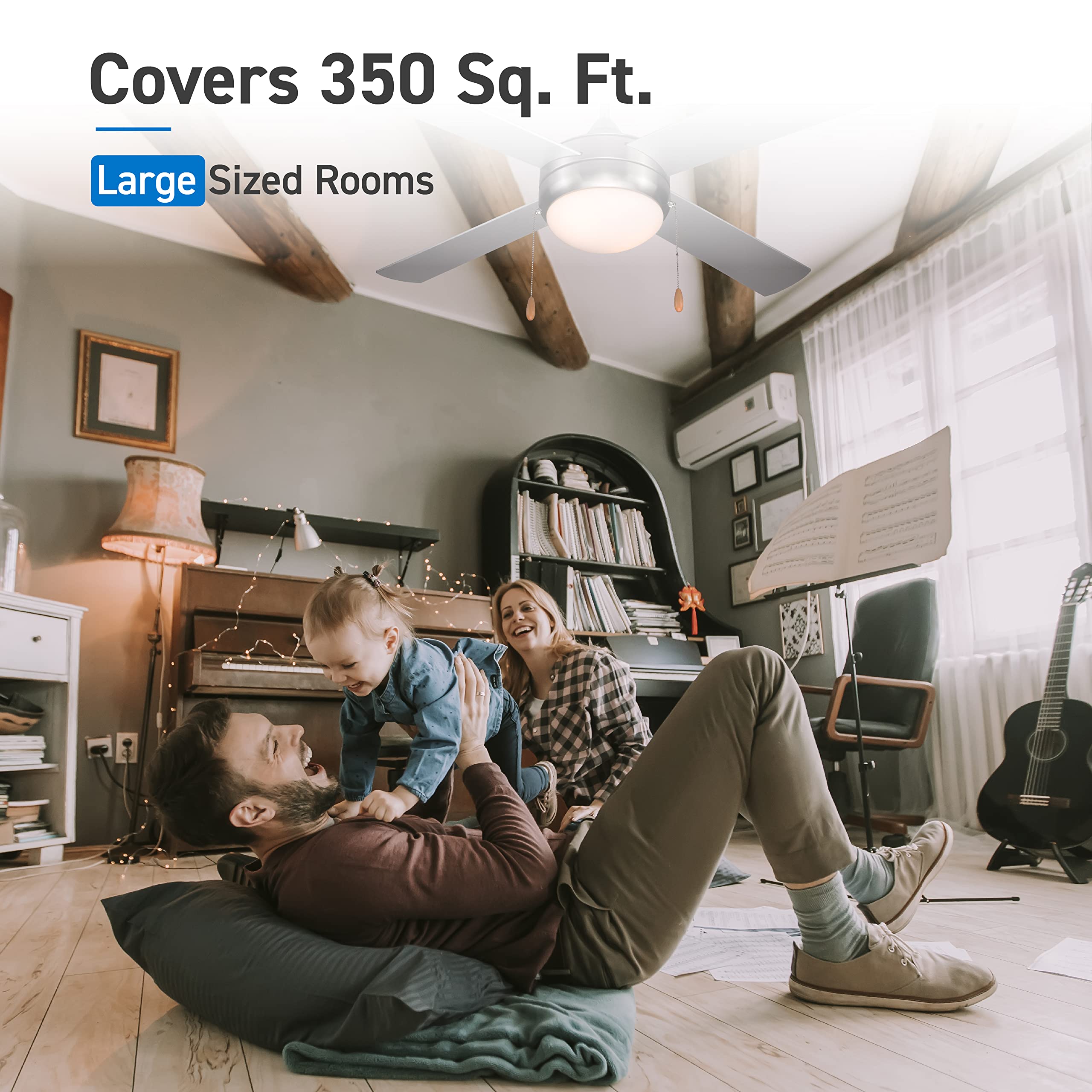 Covers 350 Sq. Ft. Large Sized Rooms