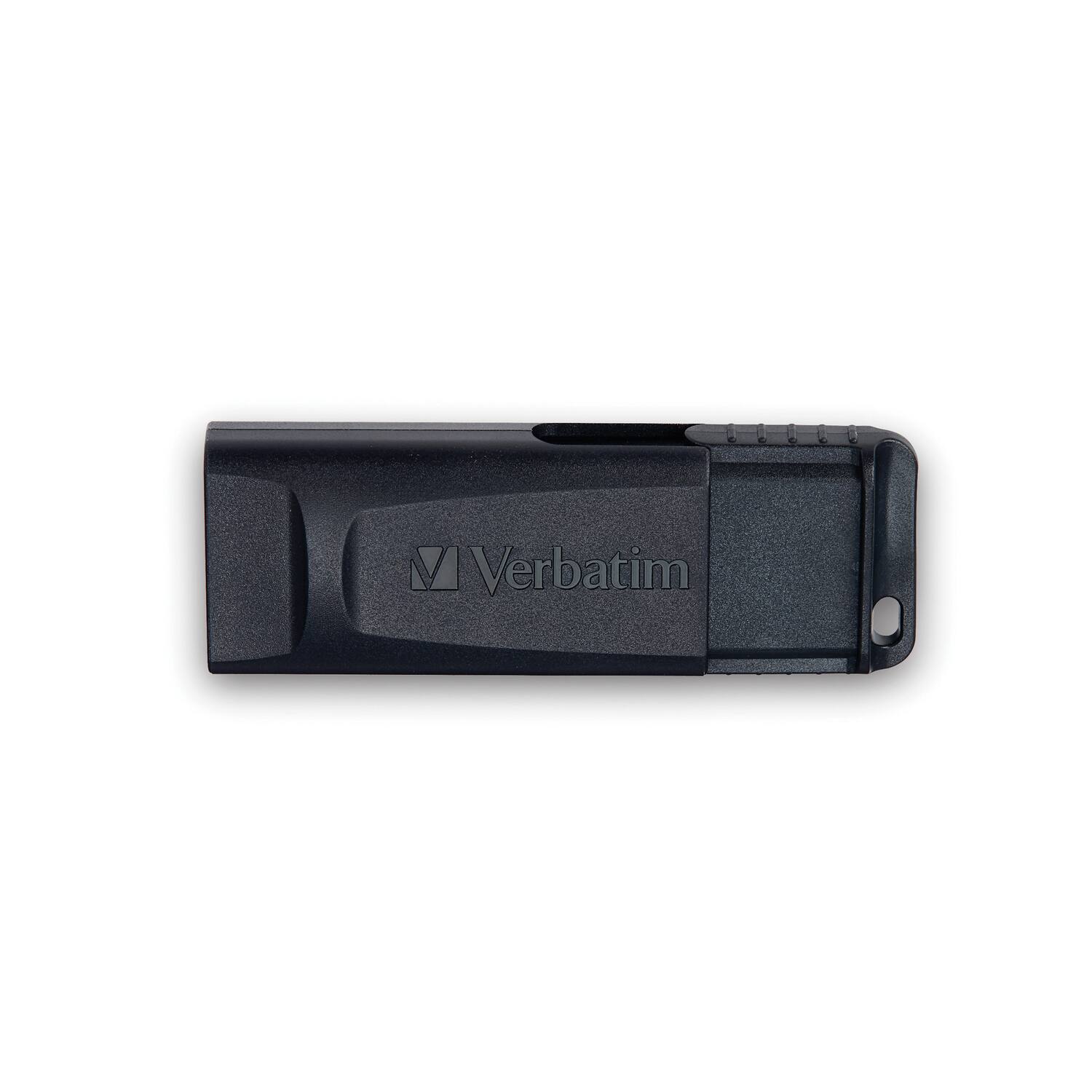 Alt View 2. Verbatim - Verbatim 70895 Store 'n' Go Usb-a Flash Drives, Business Bulk 10 Count, Black (64 Gb) - multicolored.
