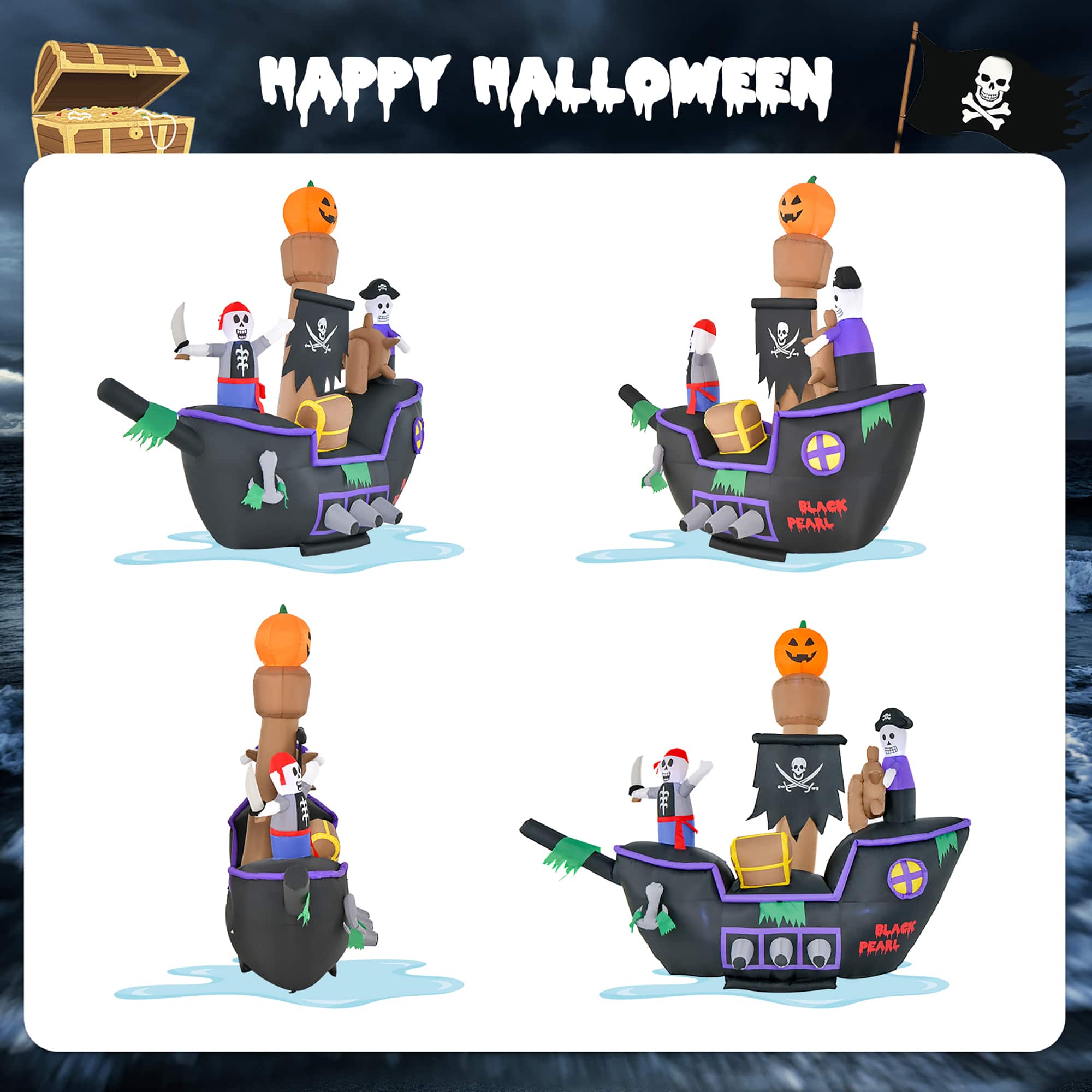 Happy Halloween Black Pearl