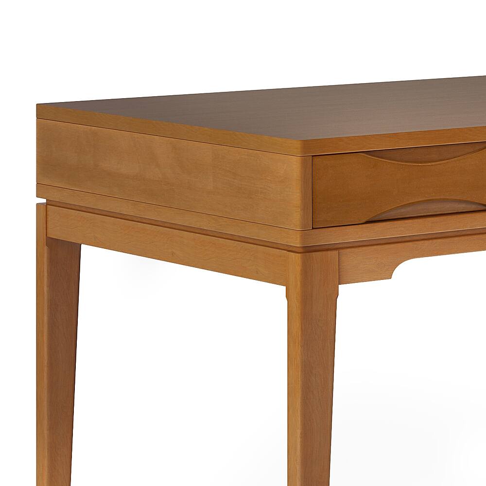 Alt View 12. Simpli Home - Harper SOLID HARDWOOD Mid Century Modern 60 inch Wide Desk in Light Golden Brown - Light Golden Brown.