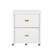 Alt View 11. Linon Home Décor - Penrose Rolling File Cabinet With Adjustable Rails - White Paint / Gold Hardware.