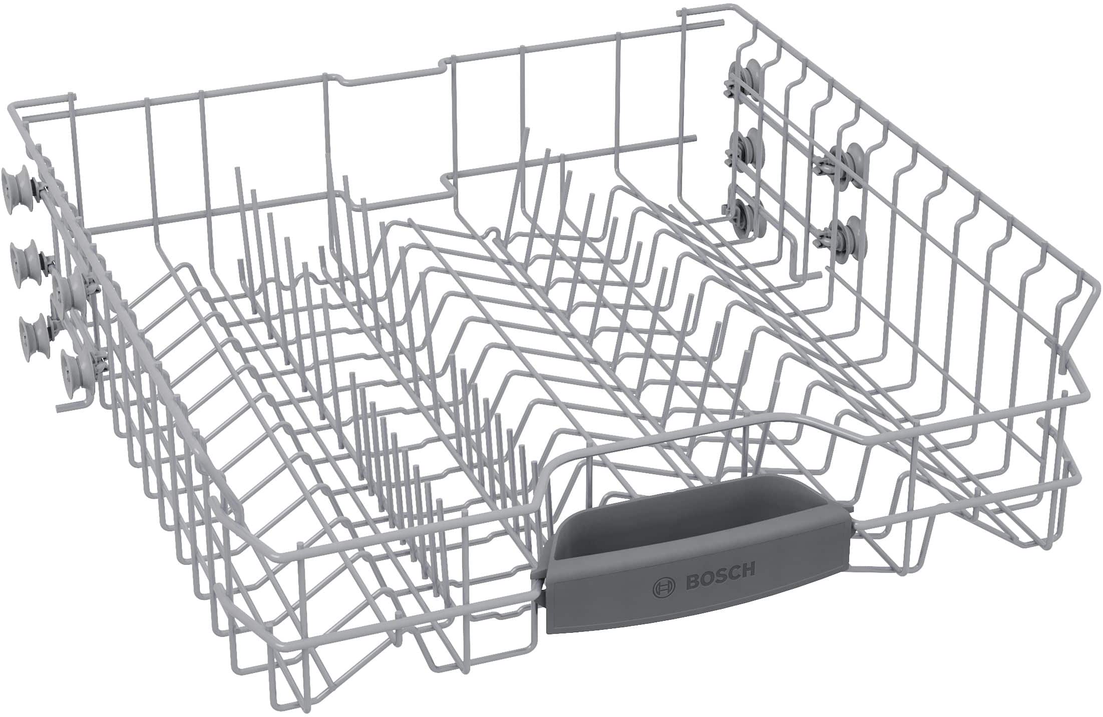 Alt View 11. Bosch - 300 Series 24" Front Control Smart Built-In Stainless Steel Tub Dishwasher with 3rd Rack and PrecisionWash, 48 dBA - Black.