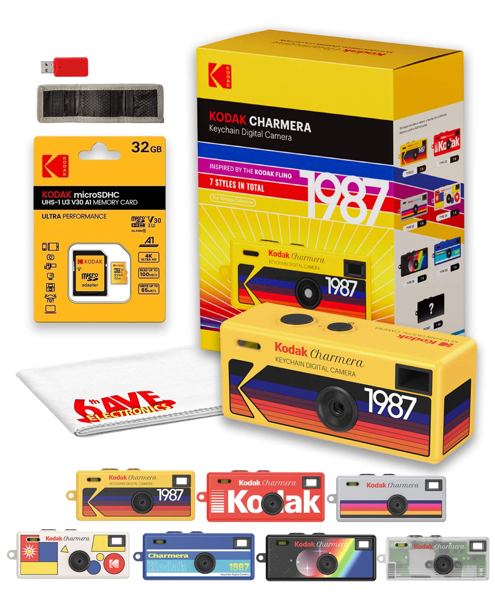 Kodak - Charmera Keychain Digital Camera Blind Box + More