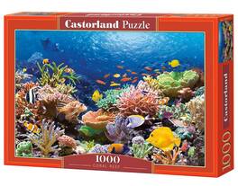 Castorland - 1000 Piece Jigsaw Puzzle, Coral Reef Fishes, Sealife, Ocean, Underwater world, Adult Puzzle, C-101511-2 - Red