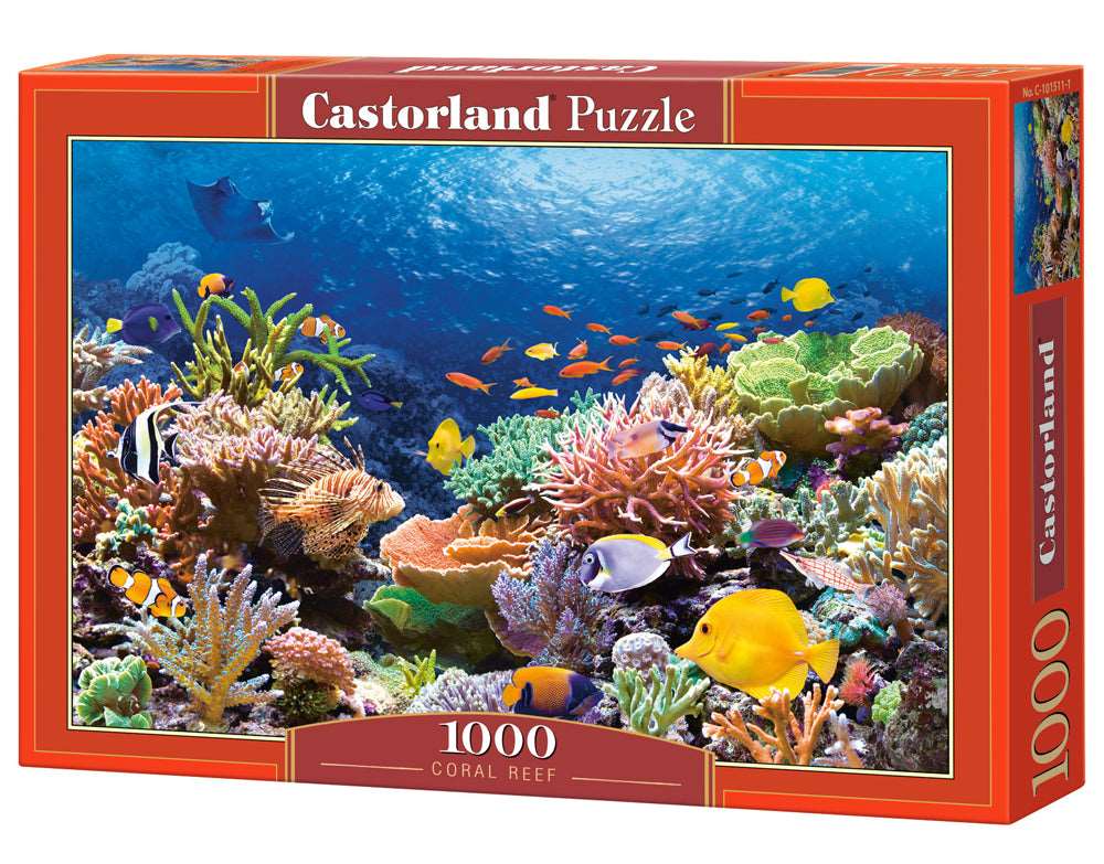 Castorland Puzzle, Castorland, 1000, 1000 CORAL REEF, No-C-101571-7