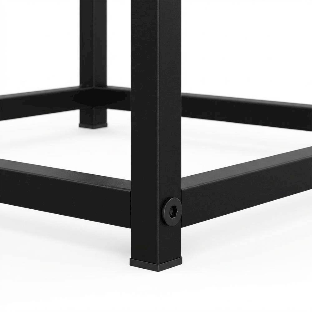Alt View 2. FurniFact - Americano-colored end table with modern design and durable construction - Americano.