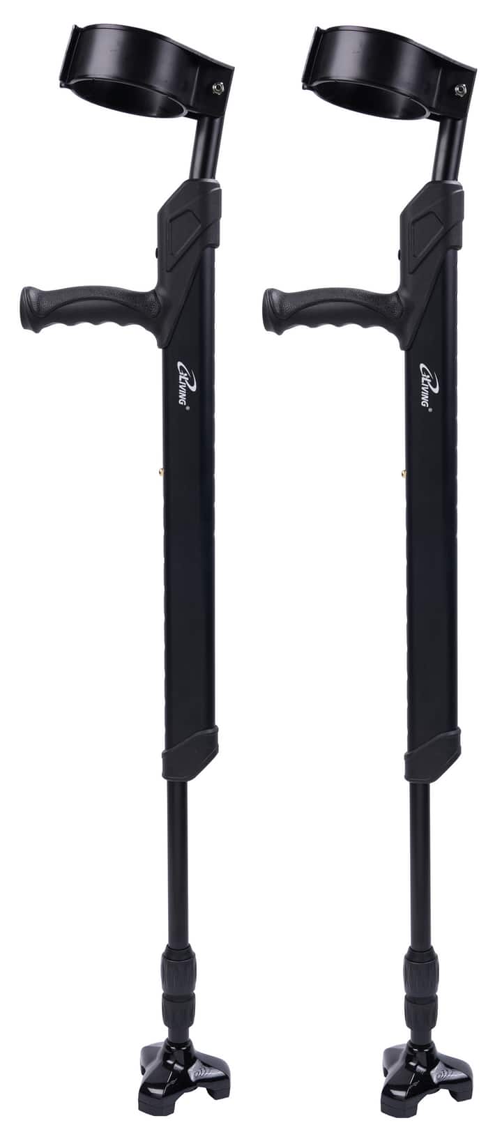 iLIVING - Adjustable Forearm Crutches for Adults, 1 Pair - Black price history on PriceWatchPro