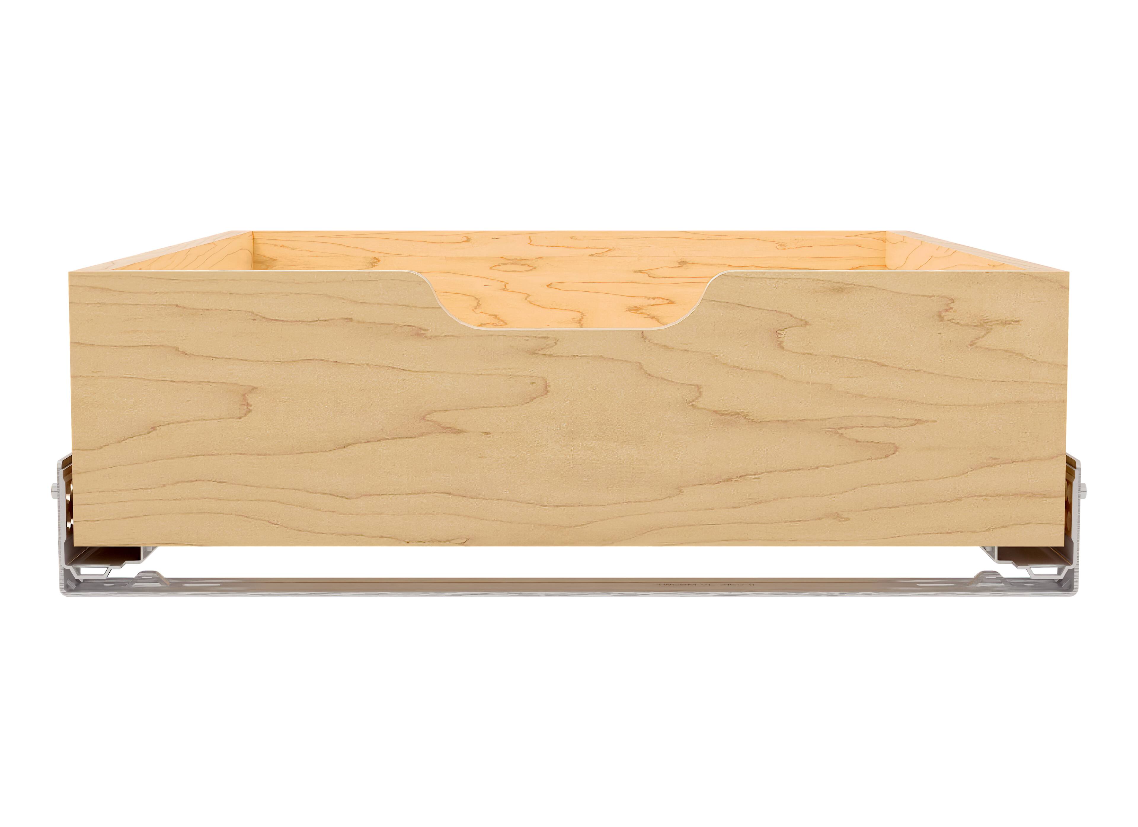 Alt View 8. Rev-A-Shelf - Rev-A-Shelf 17.71" Pullout Kitchen Cabinet Drawer w/ Soft-close, 4WDB-18SC-1 - Light Brown.