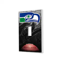 Keyscaper - Seattle Seahawks Legendary Design Single Toggle Lightswitch Plate - Multicolor