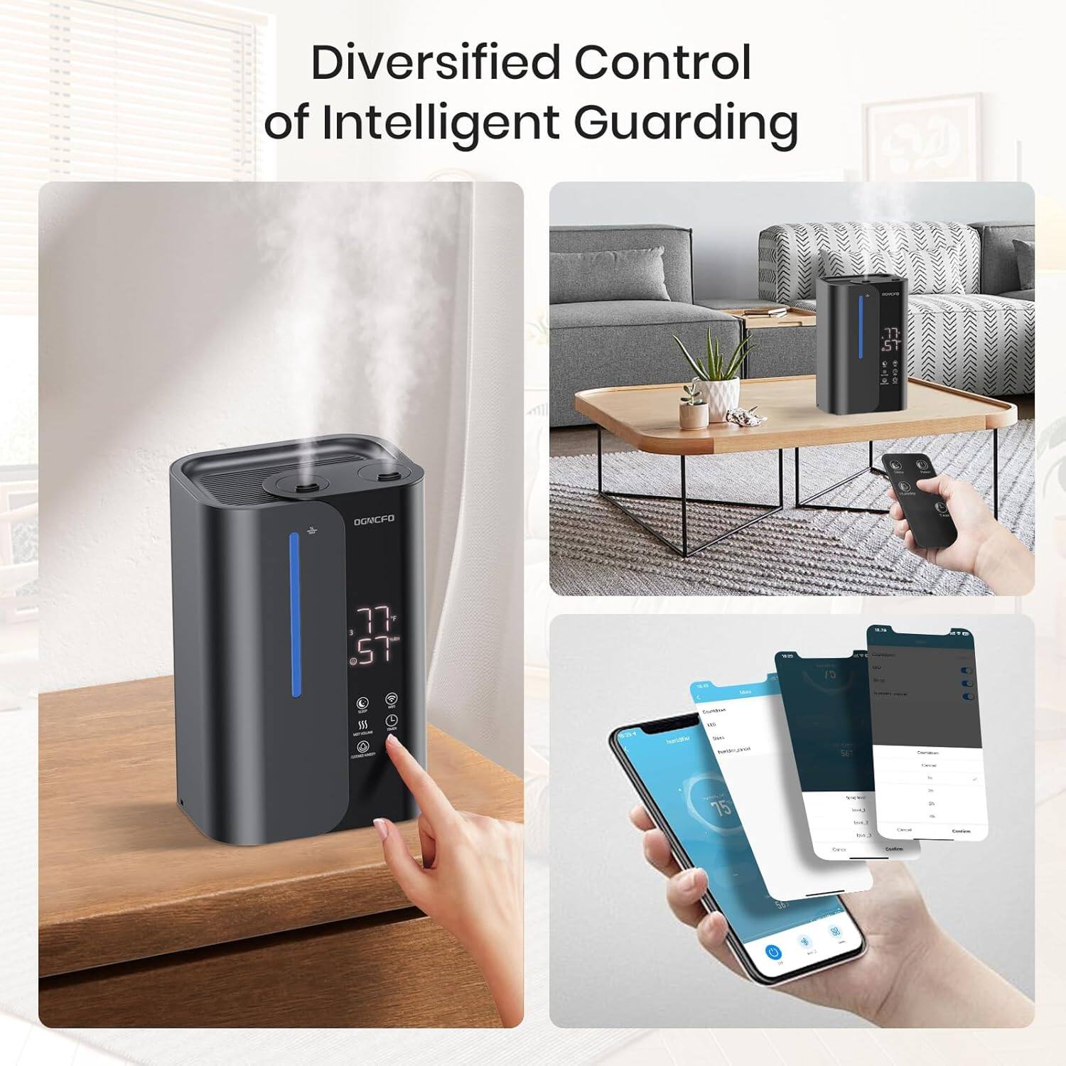 Diversified Control of Intelligent Guarding