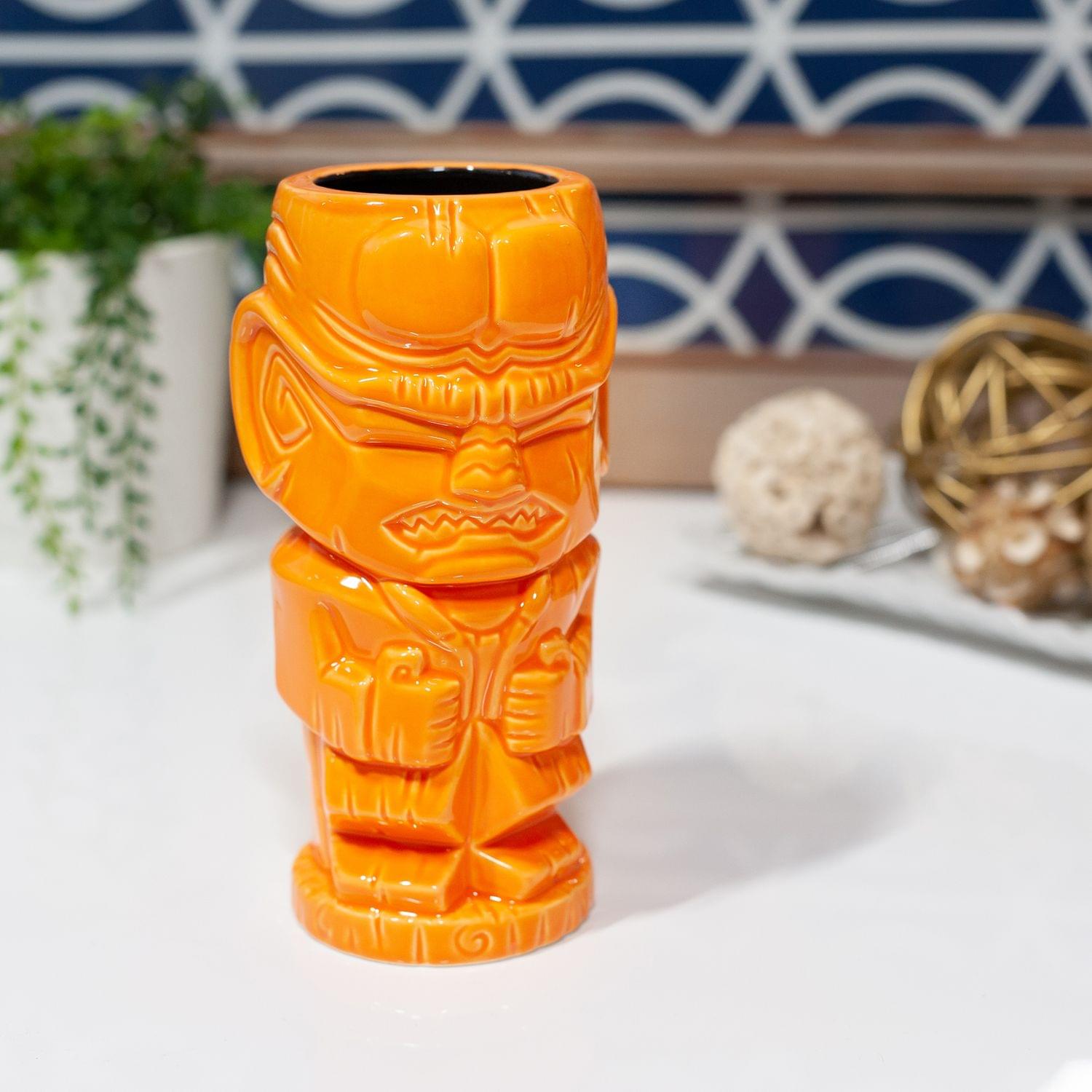 Alt View 3. Star Wars - Geeki Tikis Star Trek: The Next Generation Ferengi Ceramic Mug | Holds 14 Ounces - Orange.