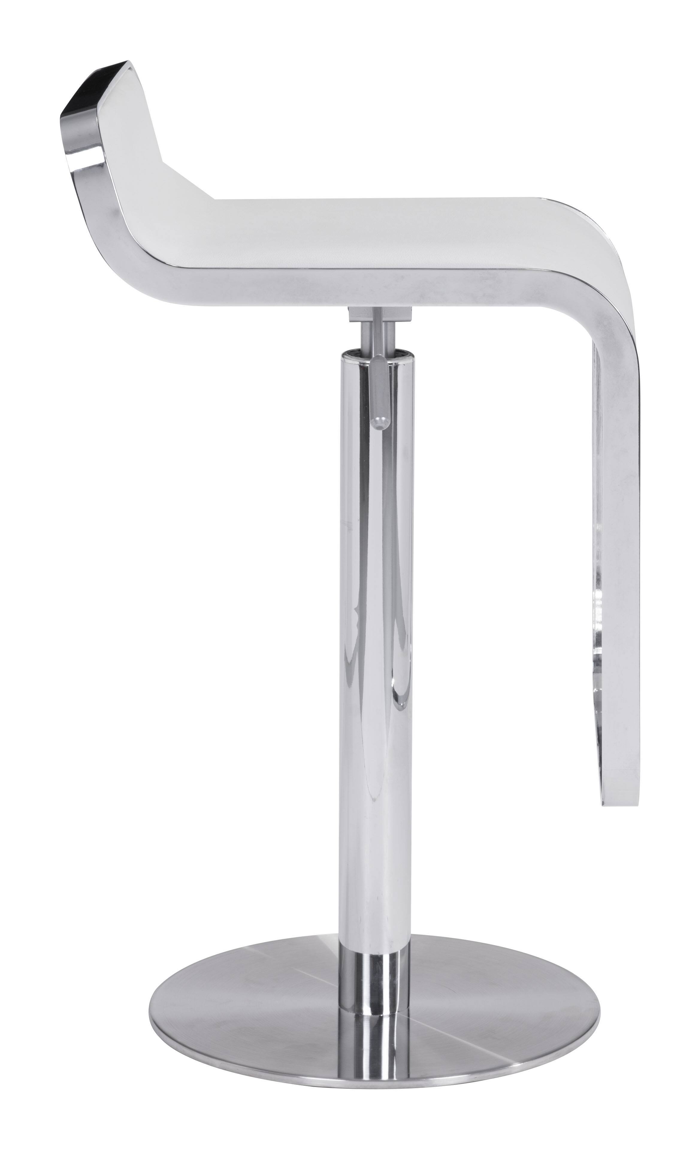 Back. Hivvago - Equino Barstool White - White.