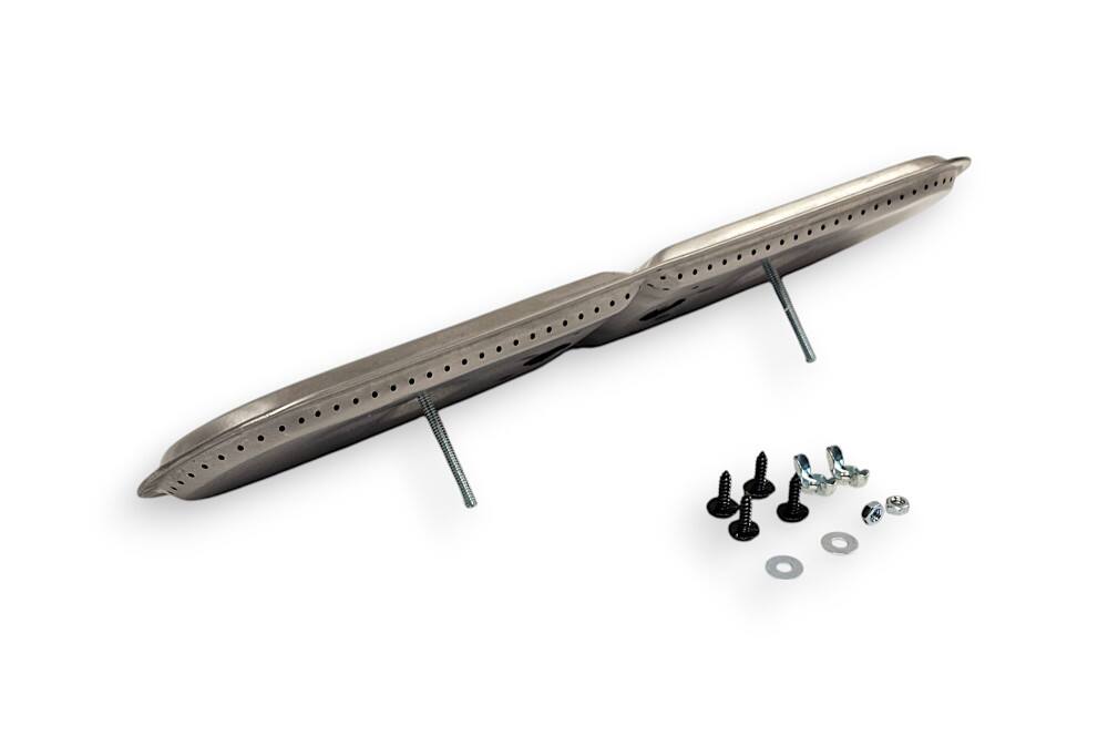 Alt View 5. Music City Metals - Music City Metals - MCM101510225 burner head, ovl twn 2.25, ss, 14.75 x 4.