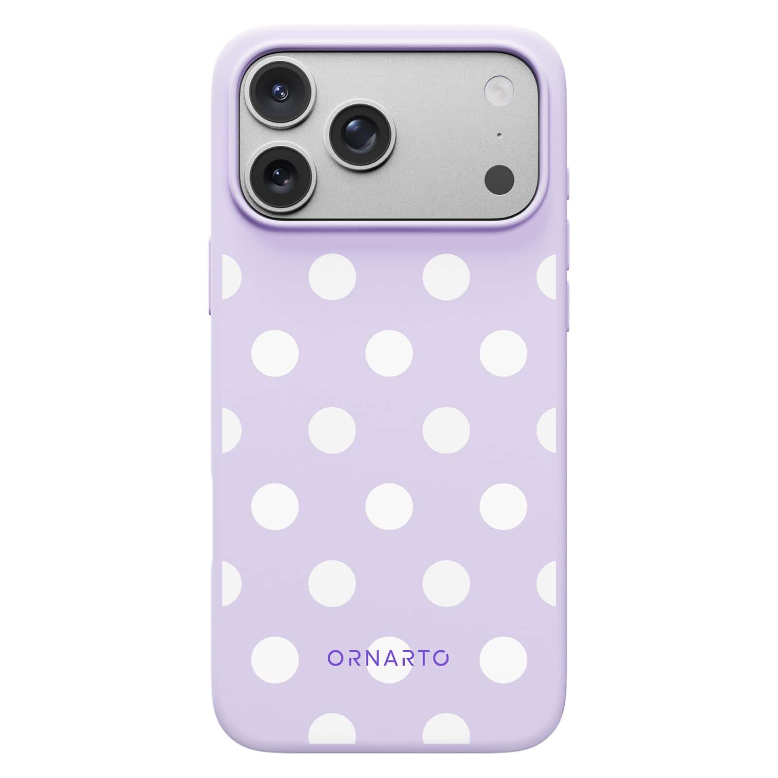 Ornarto - Designed for iPhone 17 Pro Max Case, Liquid Silicone Soft Gel Shockproof Protective Case-Purple Polka - Purple Polka Dot price history on PriceWatchPro