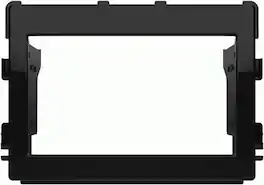 Metra - Dash Kit for 2020-Up Mitsubishi Outlander Sport Vehicles - High-gloss Black