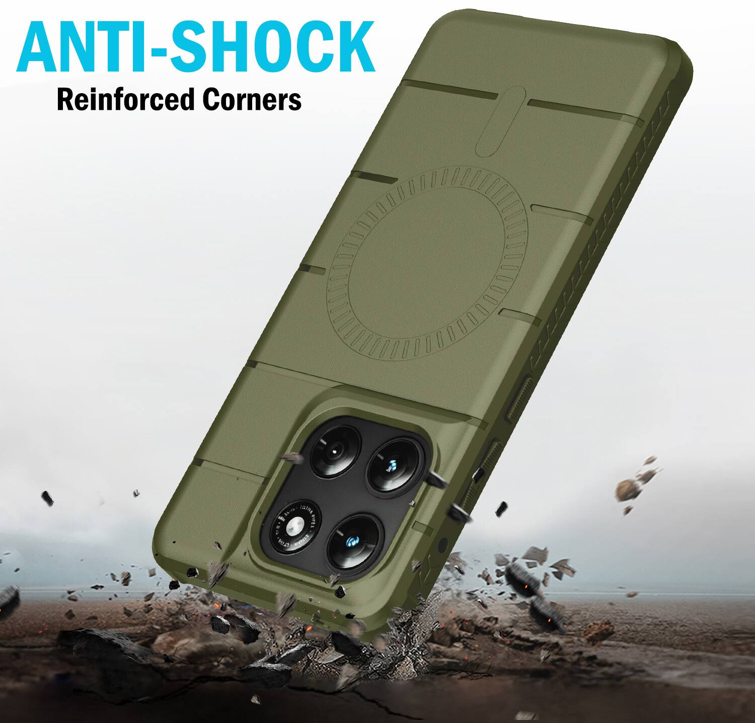 ANTI-SHOCK Reinforced Corners