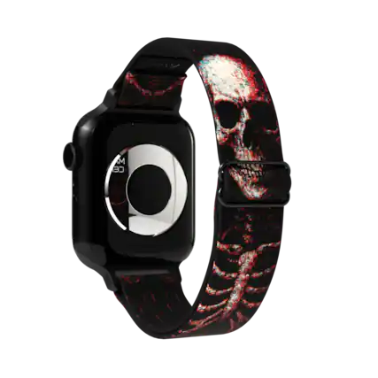 Front. ZOX - Techromancer NFC Smartwatch Band, 22mm - Black.