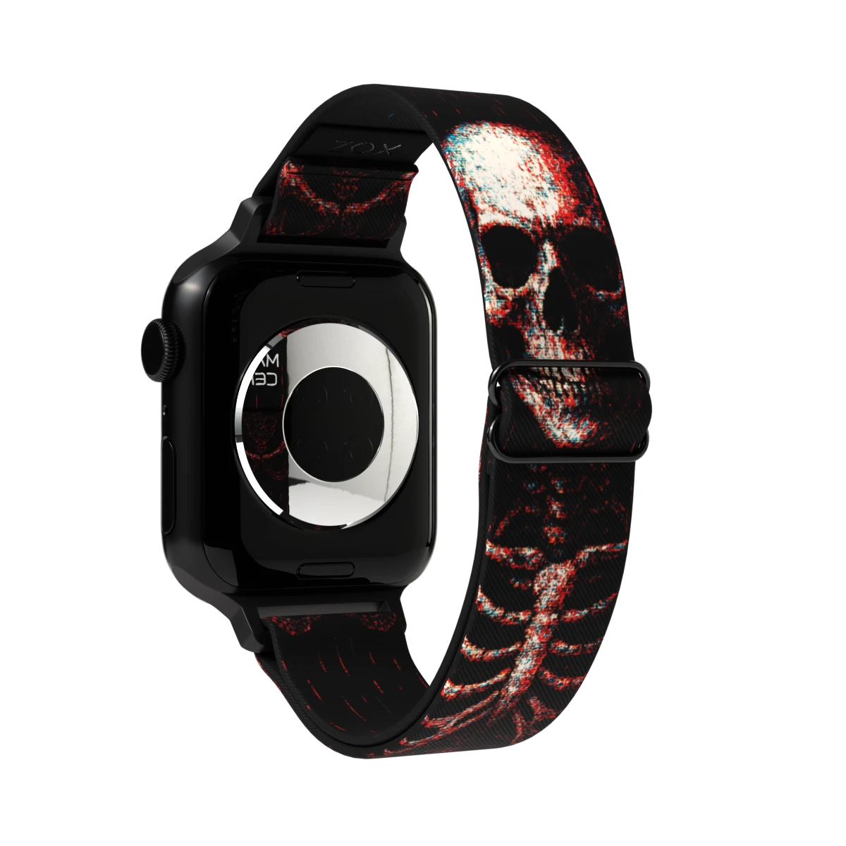 Front. ZOX - Techromancer NFC Smartwatch Band, 22mm - Black.