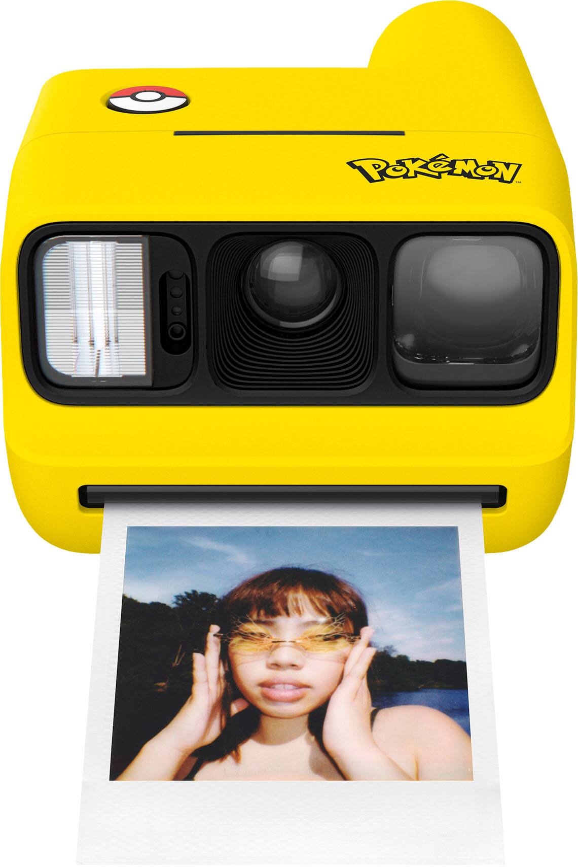 Angle. Polaroid - Polaroid Go Generation 3 Pokémon Pikachu Edition - Yellow.