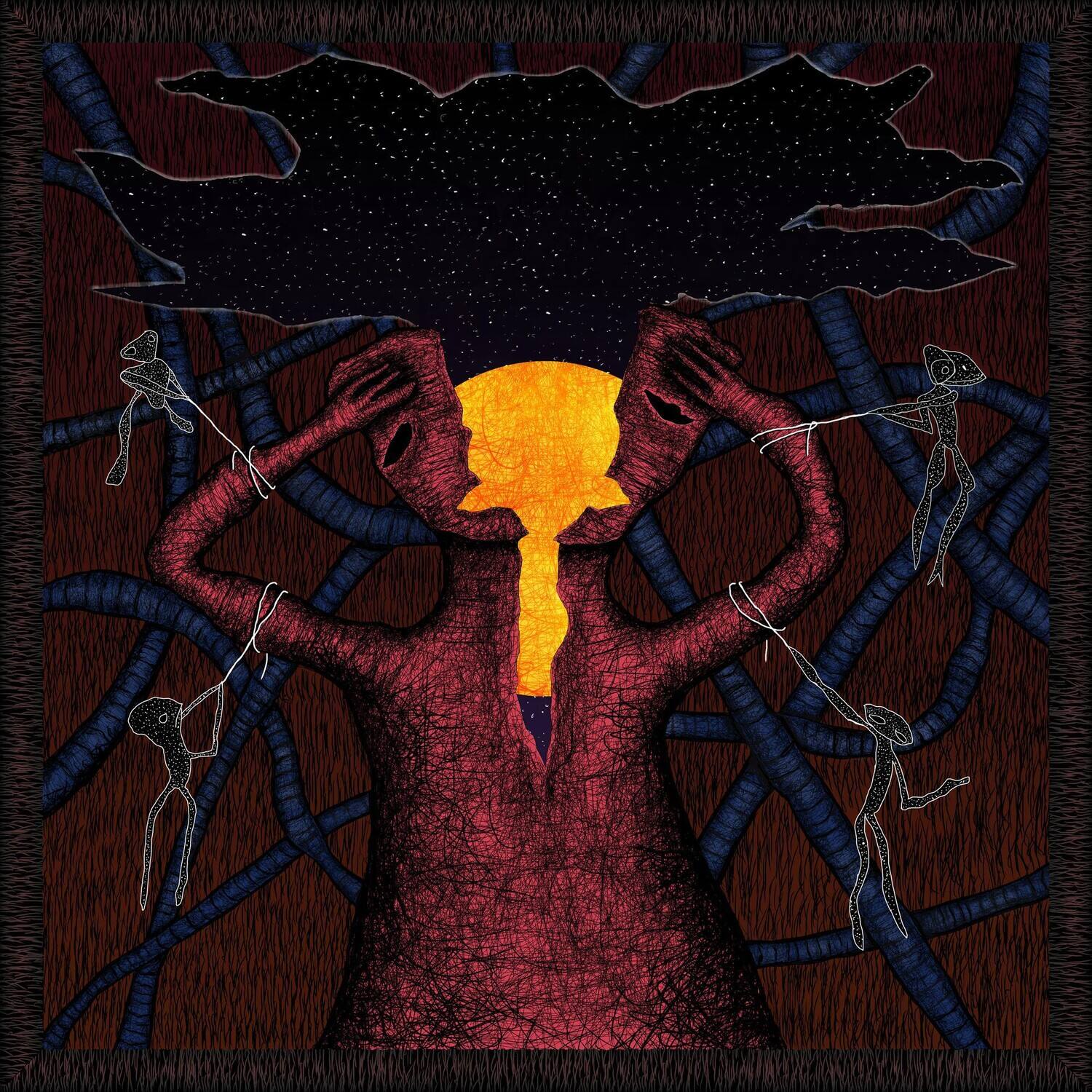 Front. Hail The Sun - Divine Inner Tension   - VINYL LP.