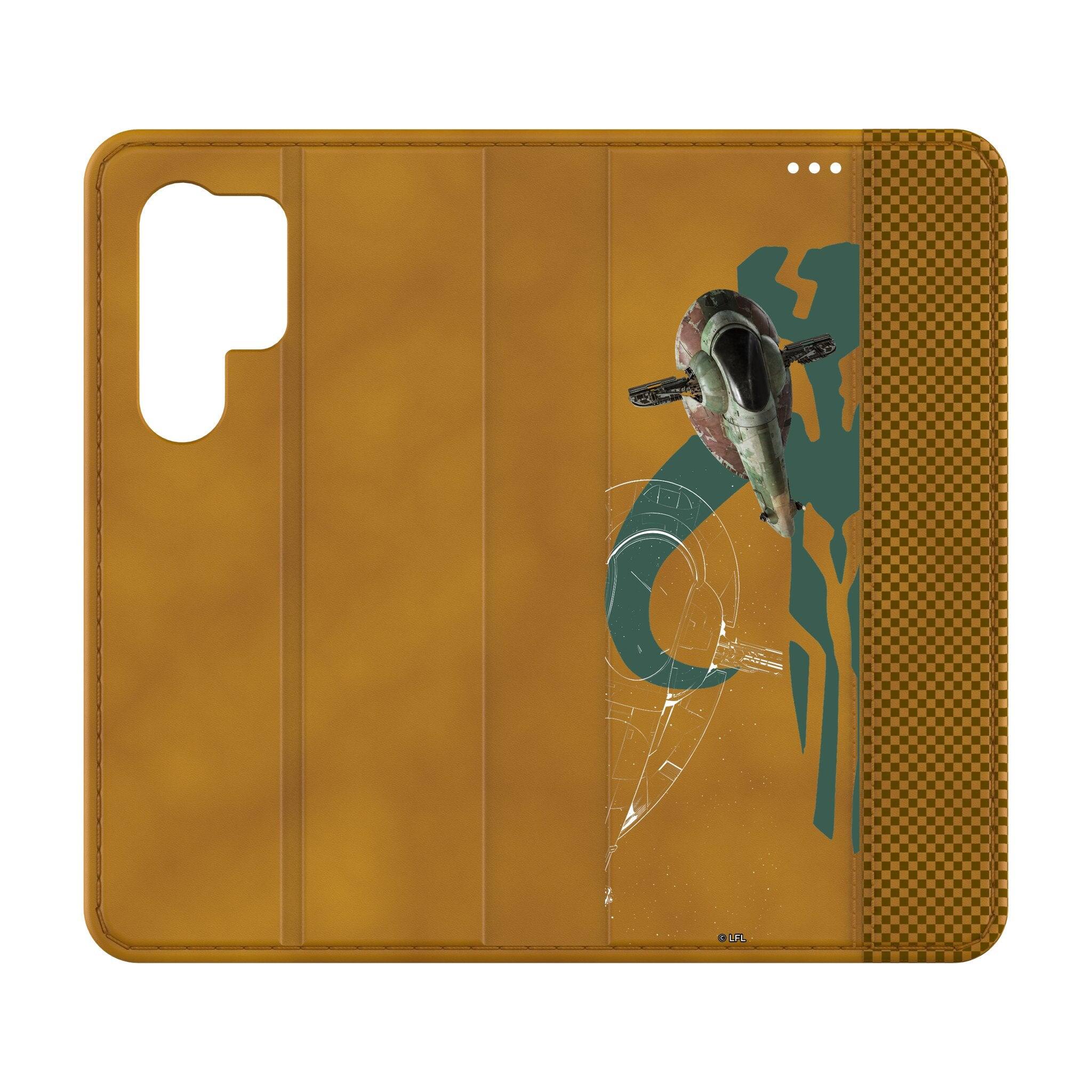 Keyscaper - Star Wars Slave I FactionTech Folio Phone Case - Samsung Galaxy S22+ - Multicolor