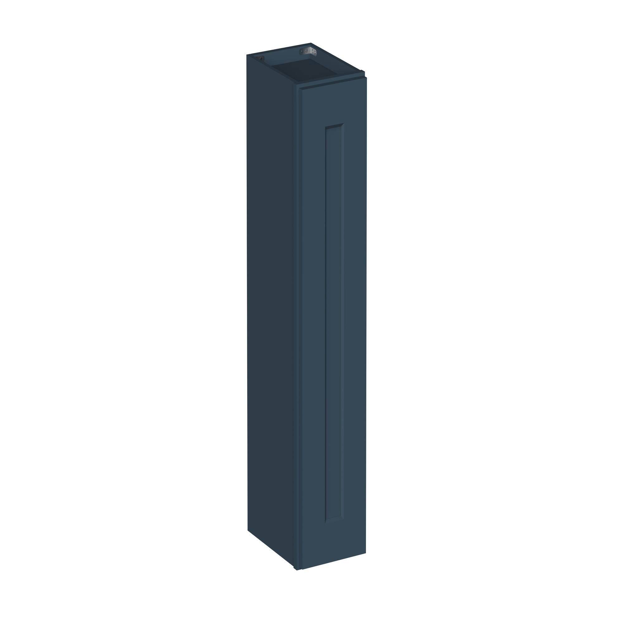Angle. Boyel Living - 9-in W x 36-in H x 12-in D Shaker RTA Kitchen Wall Cabinet with Soft-Close - Charcoal Blue.