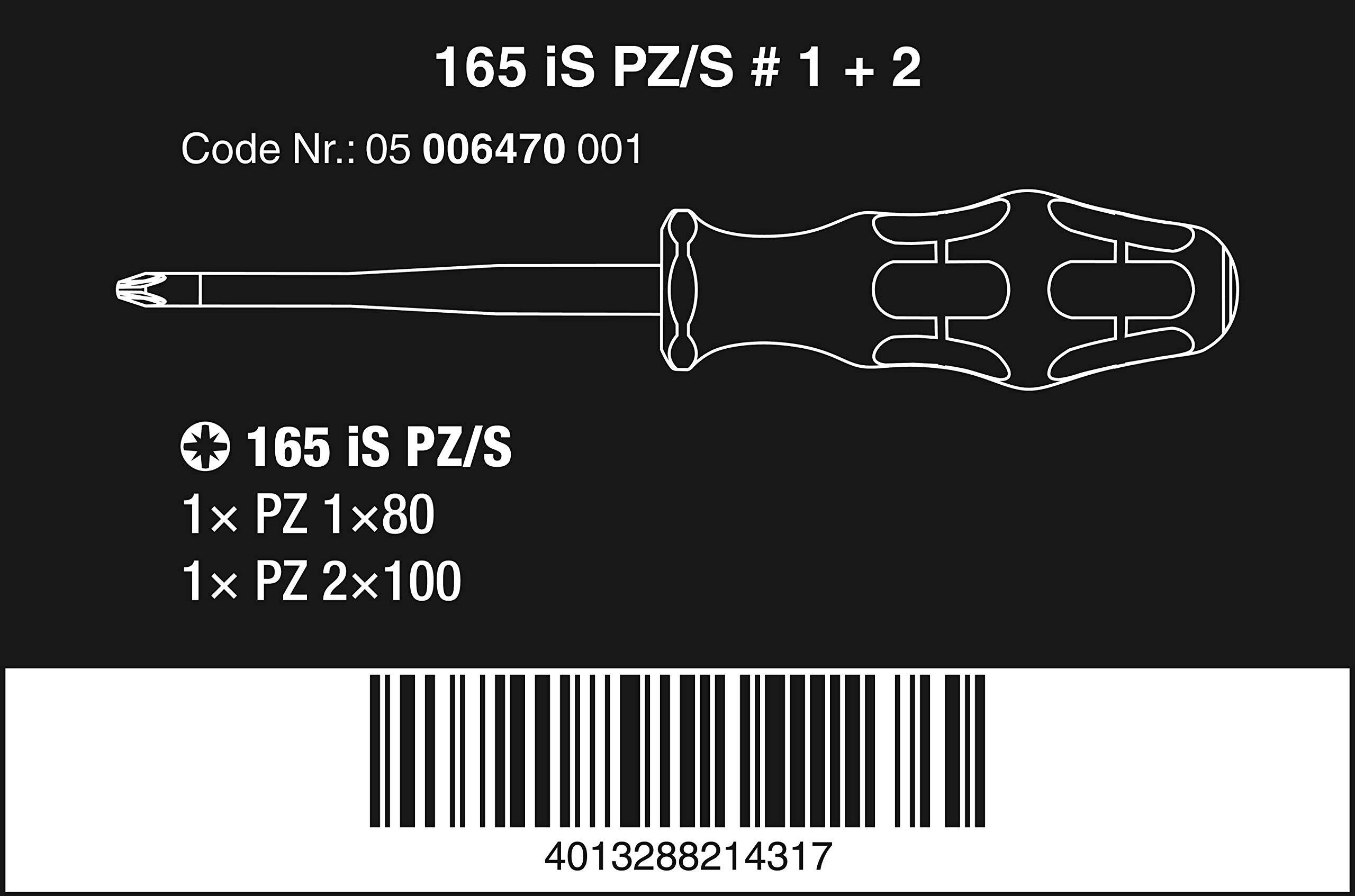 165 iS PZ/S # 1 + 2  
Code Nr.: 05 006470 001  

165 iS PZ/S  
1x PZ 1x80  
1x PZ 2x100  

4013288214317