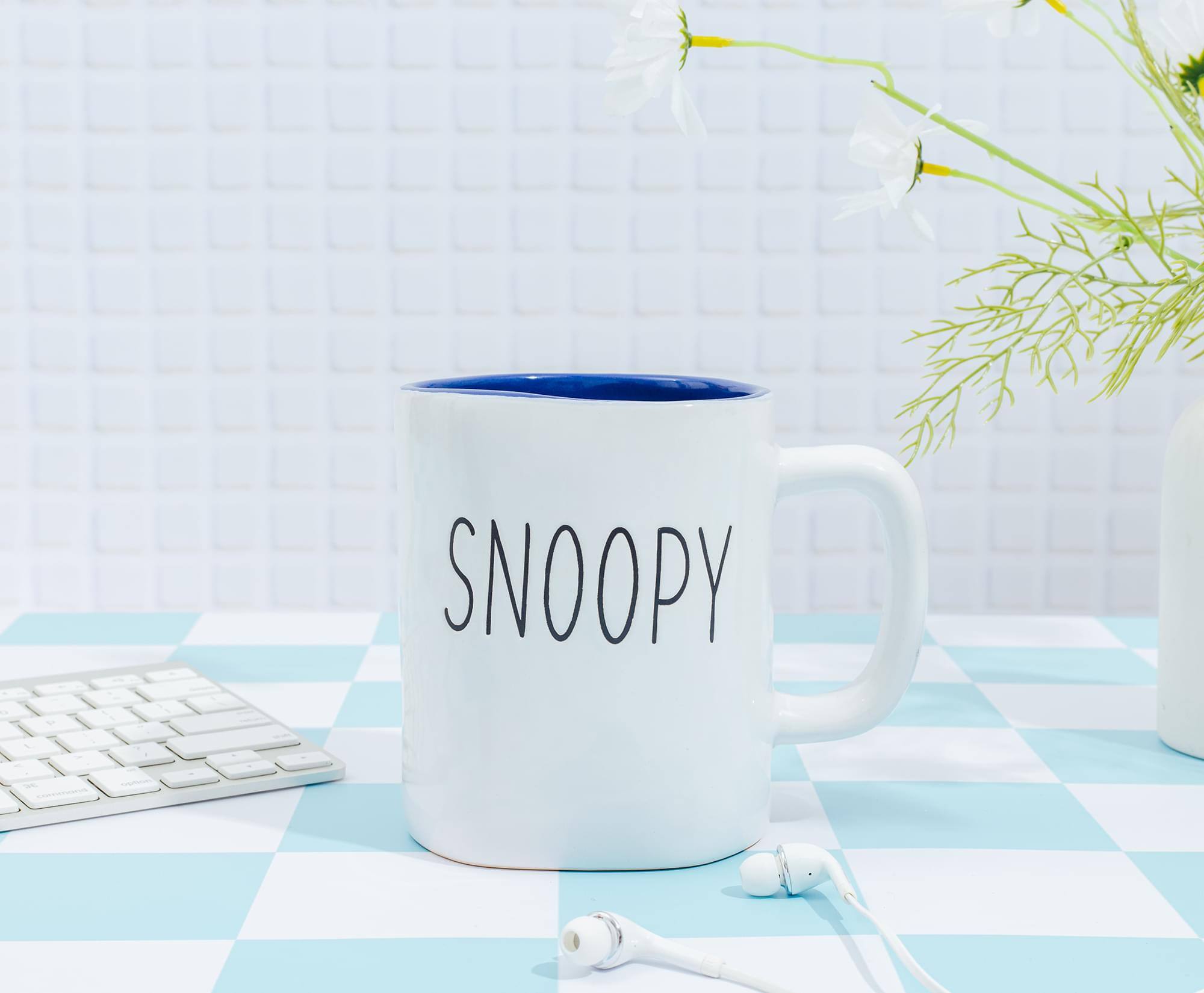 Alt View 10. Silver Buffalo - Peanuts Snoopy Ceramic Pottery Mug | Holds 25 Ounces - White.