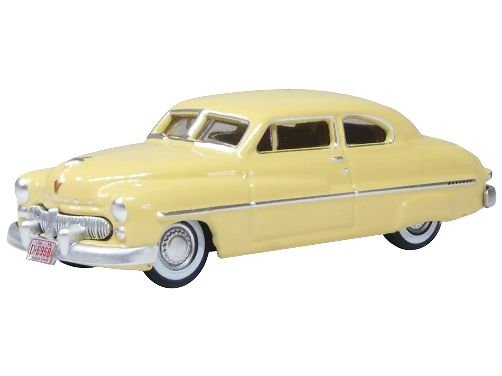 Alt View 4. Oxford Diecast - 1949 Mercury 8 Coupe Calabash Yellow 1/87 (HO) Diecast Model Car Oxford Diecast.