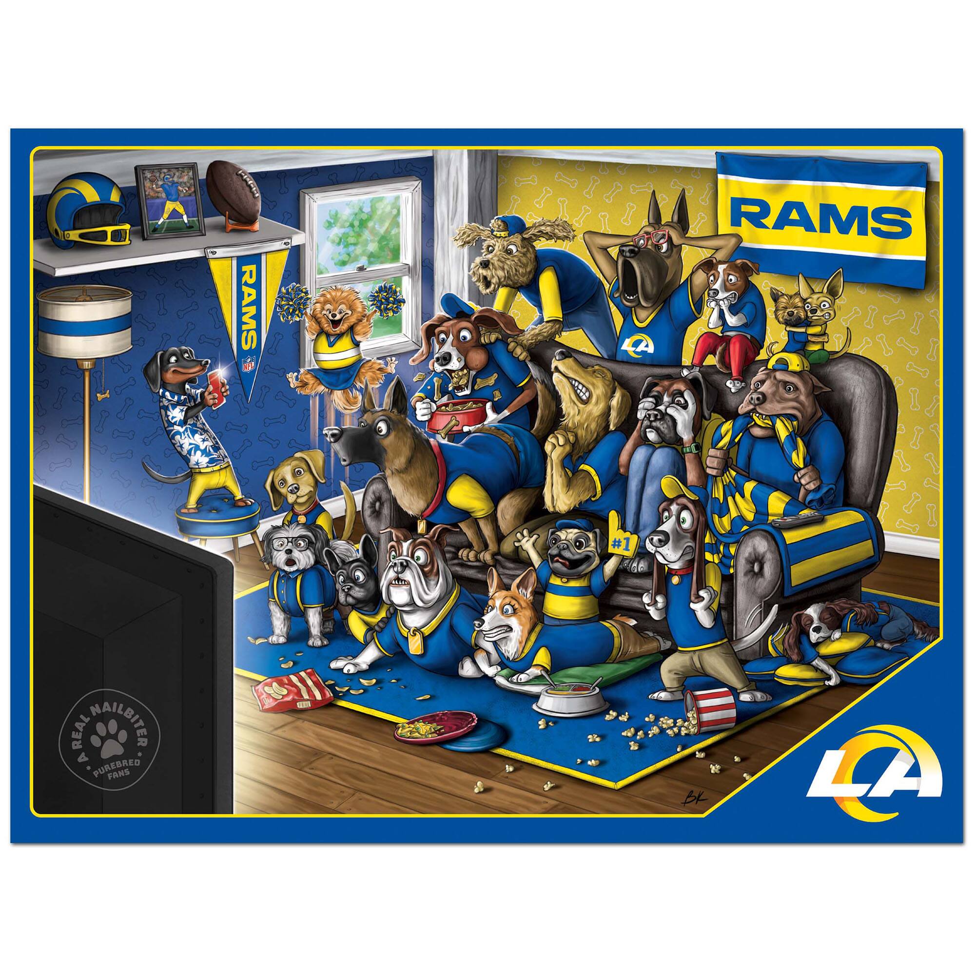 RAMS O RAMS #1 20 REAL NAILBITER A PUREBRED FANS MAS LA
