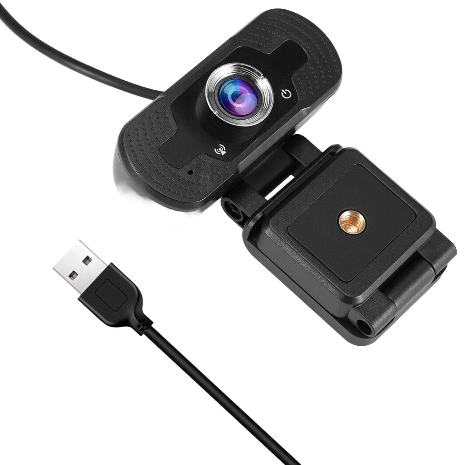 Back. Sanoxy - Sanoxy 1080P USB Webcam with Privacy Cover and Noise-Canceling Microphone.