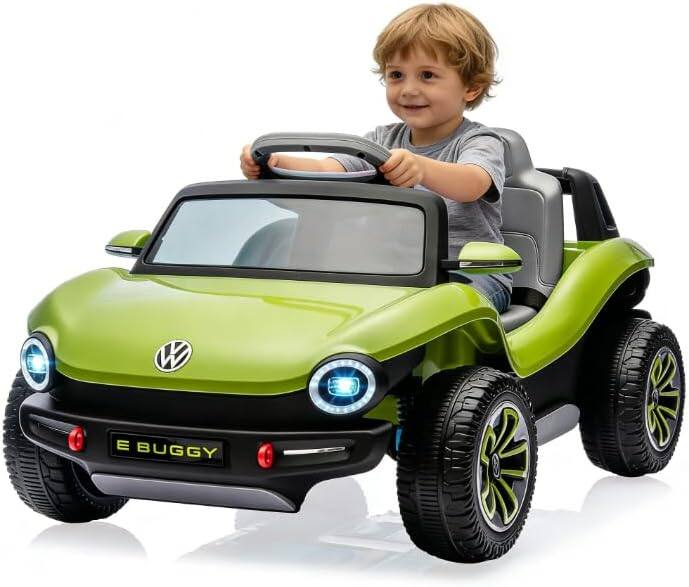 Front. Homhougo - 12V Battery Powered Ride On Car for Kids, Remote Control, Indoor Outdoor Play.