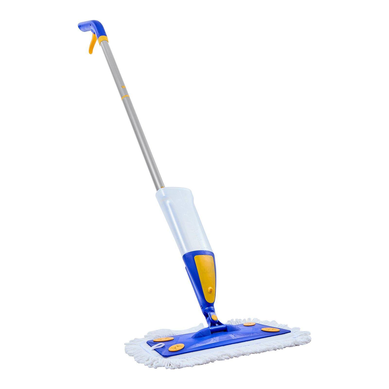 Alt View 8. Glintex - Spray Mop with 27oz Tank, 3 Washable Pads, Microfiber and Cotton Mop for Wood, Tile, and Vinyl Floors.