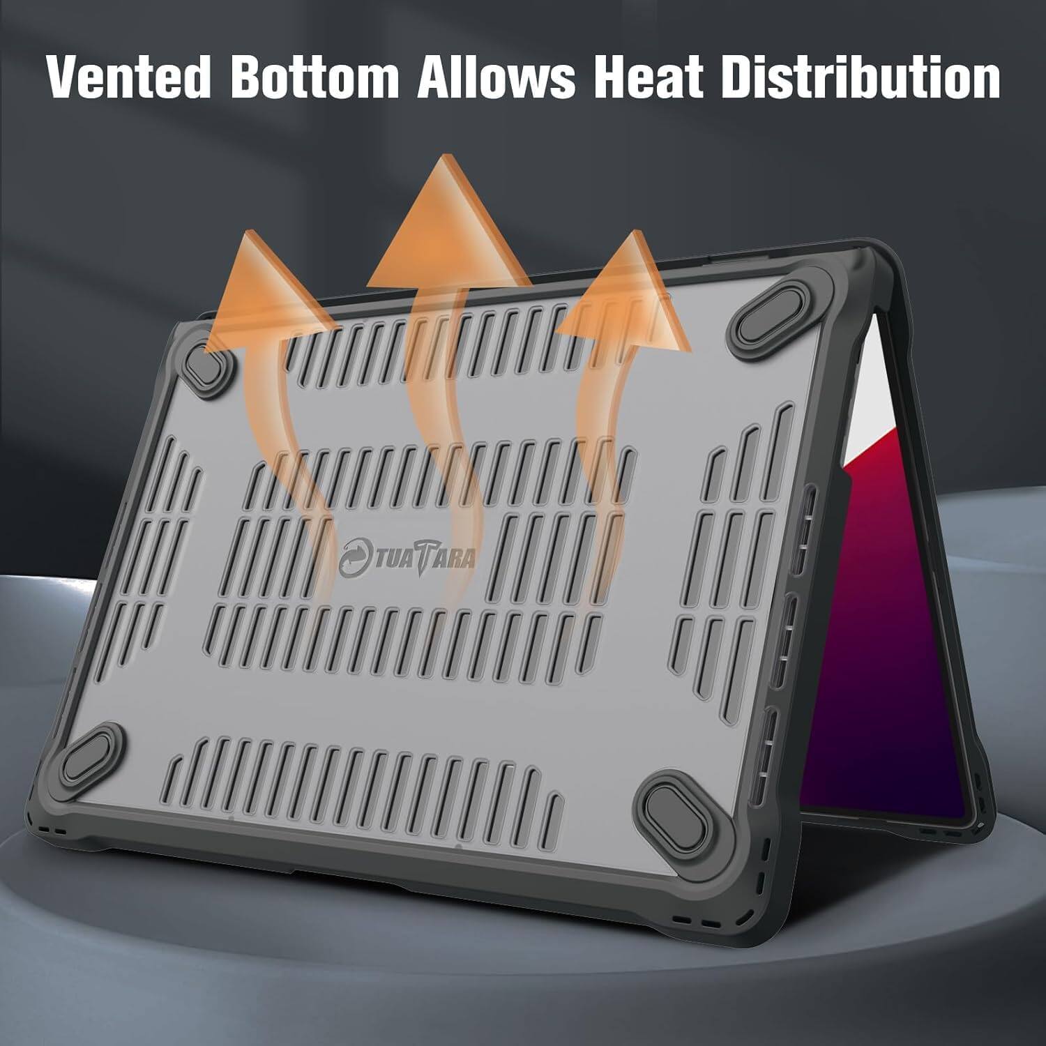 Vented Bottom Allows Heat Distribution  
TUATARA