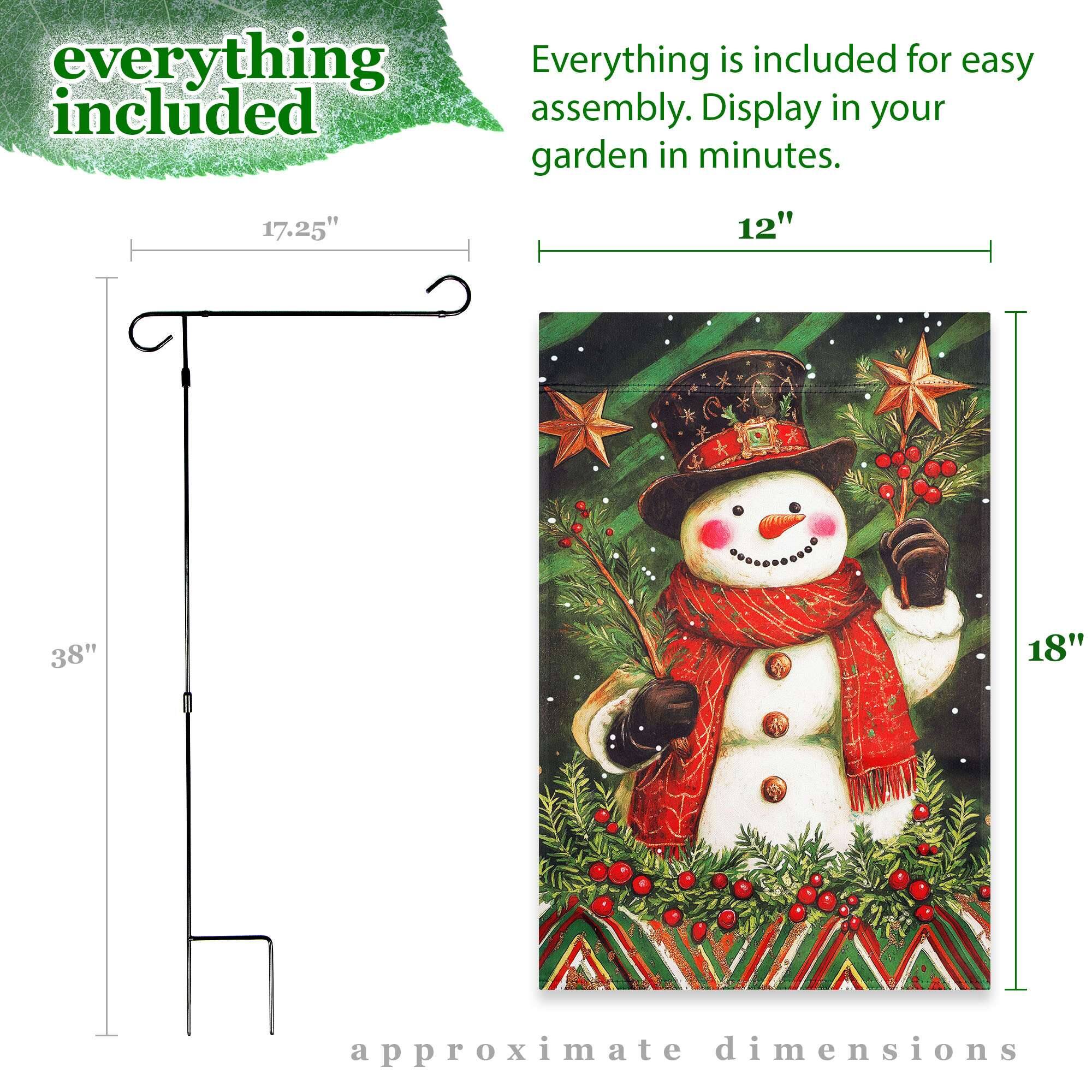 everything included

Everything is included for easy assembly. Display in your garden in minutes.

17.25"
12"
38"
18"

approximate dimensions