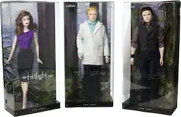 Mattel - The Twilight Saga 3 Doll Set - Esme, Emmett & Carlisle - Barbie Pink Label Dolls - Multi
